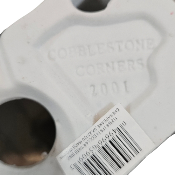 Vintage Cobblestone Corners 2001 Schoolhouse Porcelain Christmas Village‎ B87 - Picture 7 of 8